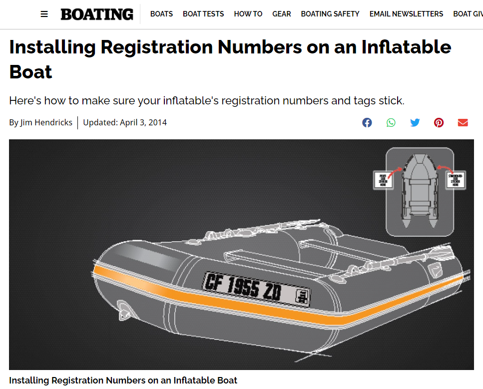 Inflatable Boat Maintenance