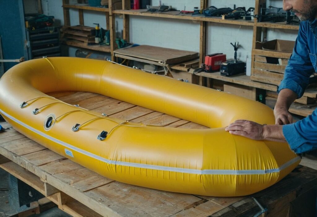 repair inflatable boat