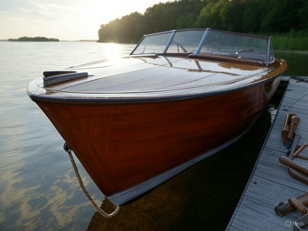 Wood Boat Refinishing