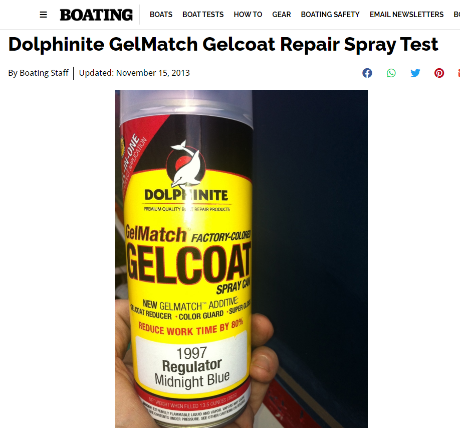 Gelcoat Repair