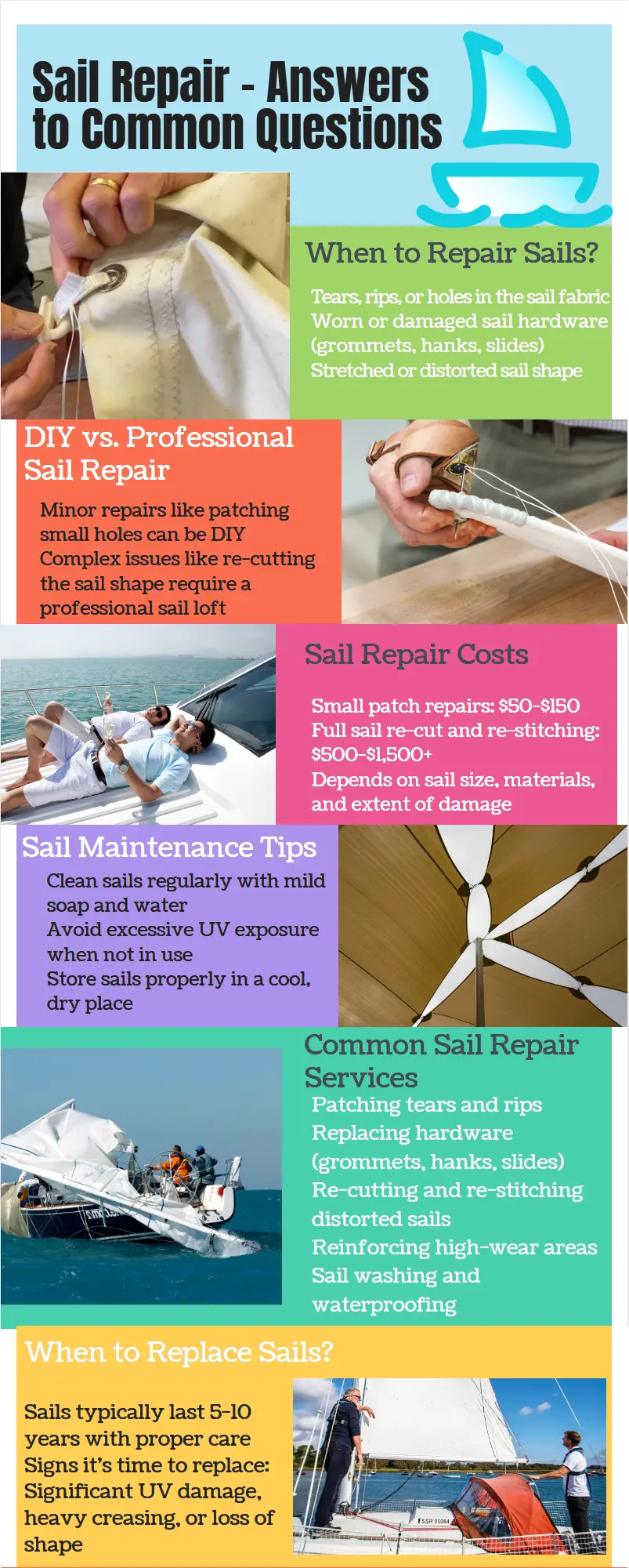 Sail Repair Service