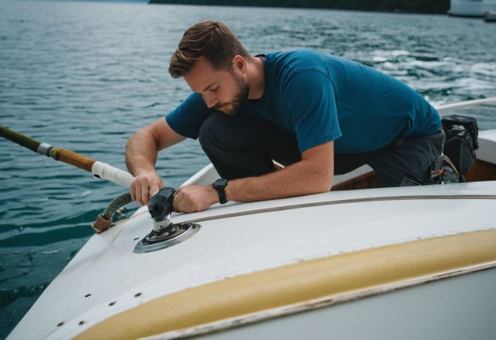 Cracked Gelcoat on Boat