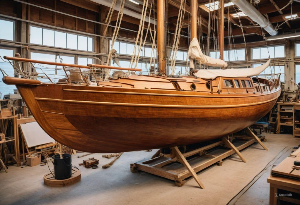 wood sailboat restoration