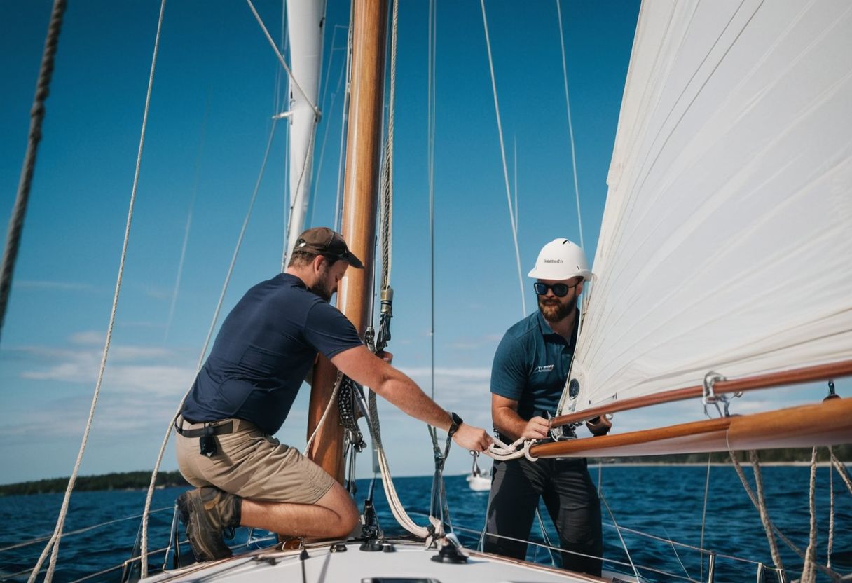 Sailboat Rigging Installation