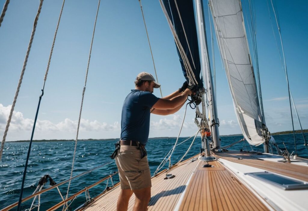 Sailboat Rigging Installation