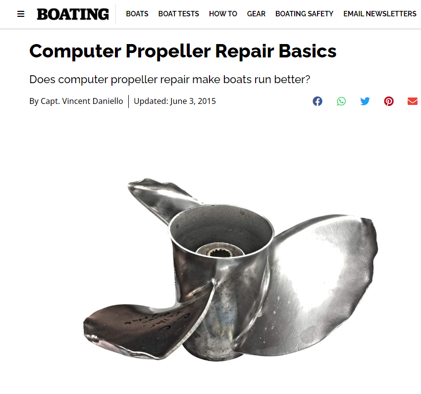 Marine Prop Repair