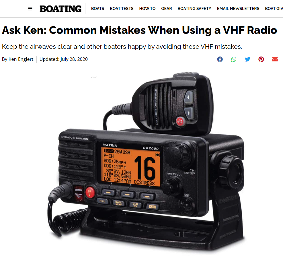 Boat Radio Repair