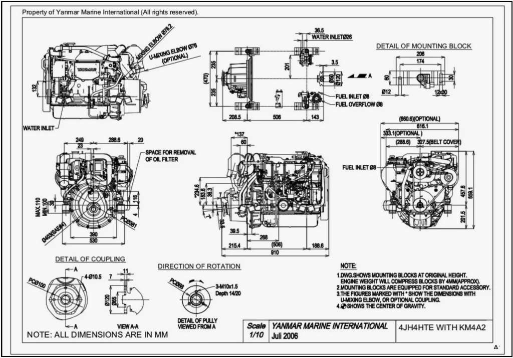 Yanmar Marine Diesel Engine Maintenance