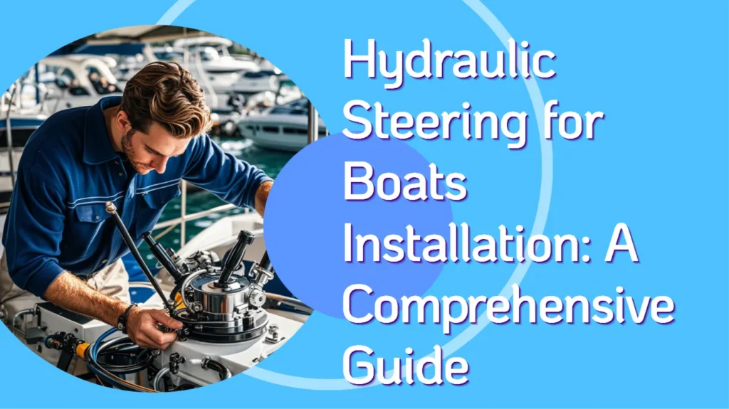 hydraulic steering for boats installation