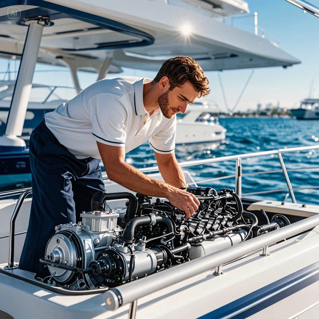 Marine Hybrid Engine