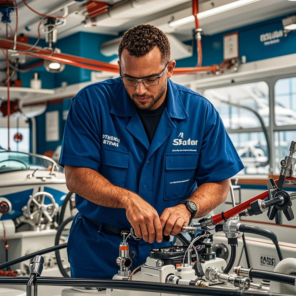 install hydraulic steering on a boat