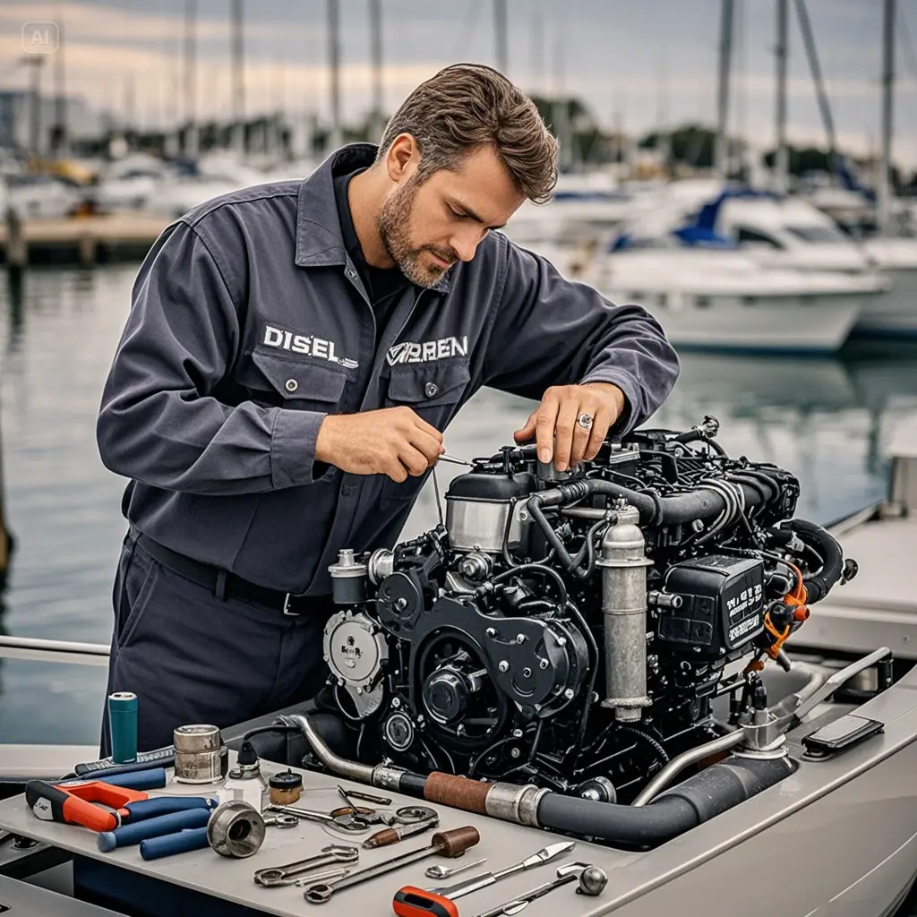 diesel boat mechanic