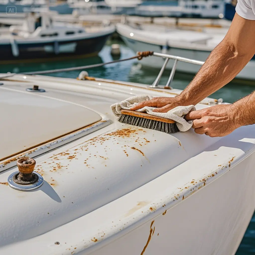 Removing Rust from Gelcoat