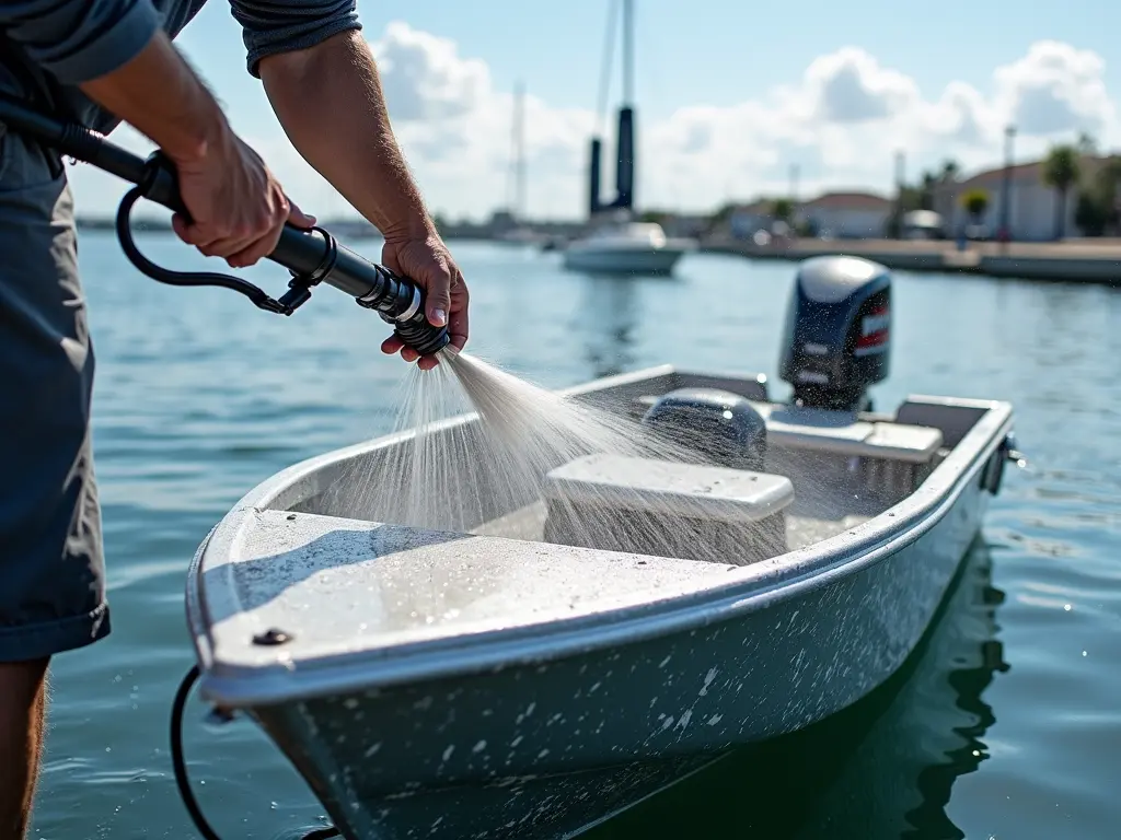 Aluminum Boat Wash