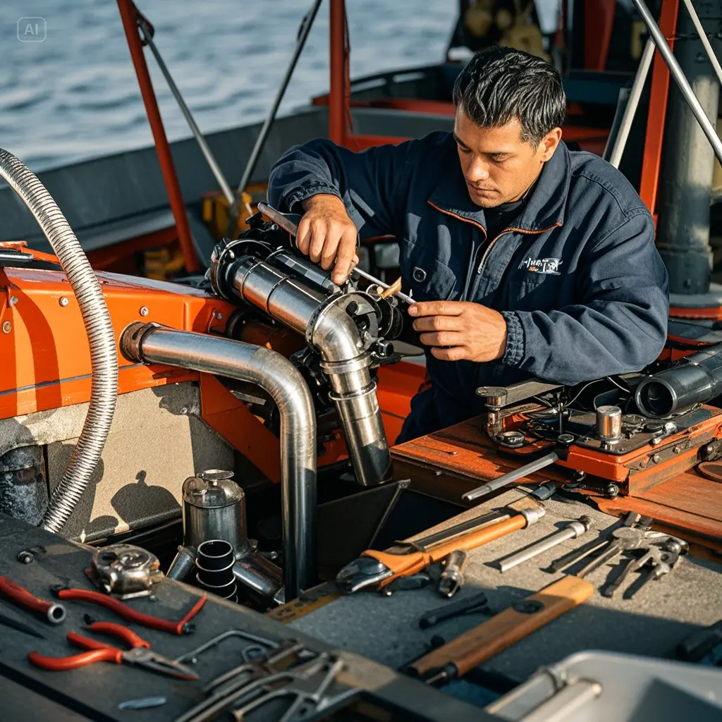 Boat Exhaust System