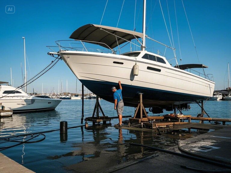 maintenance on a boat