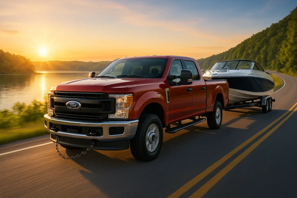 truck rental for boat towing