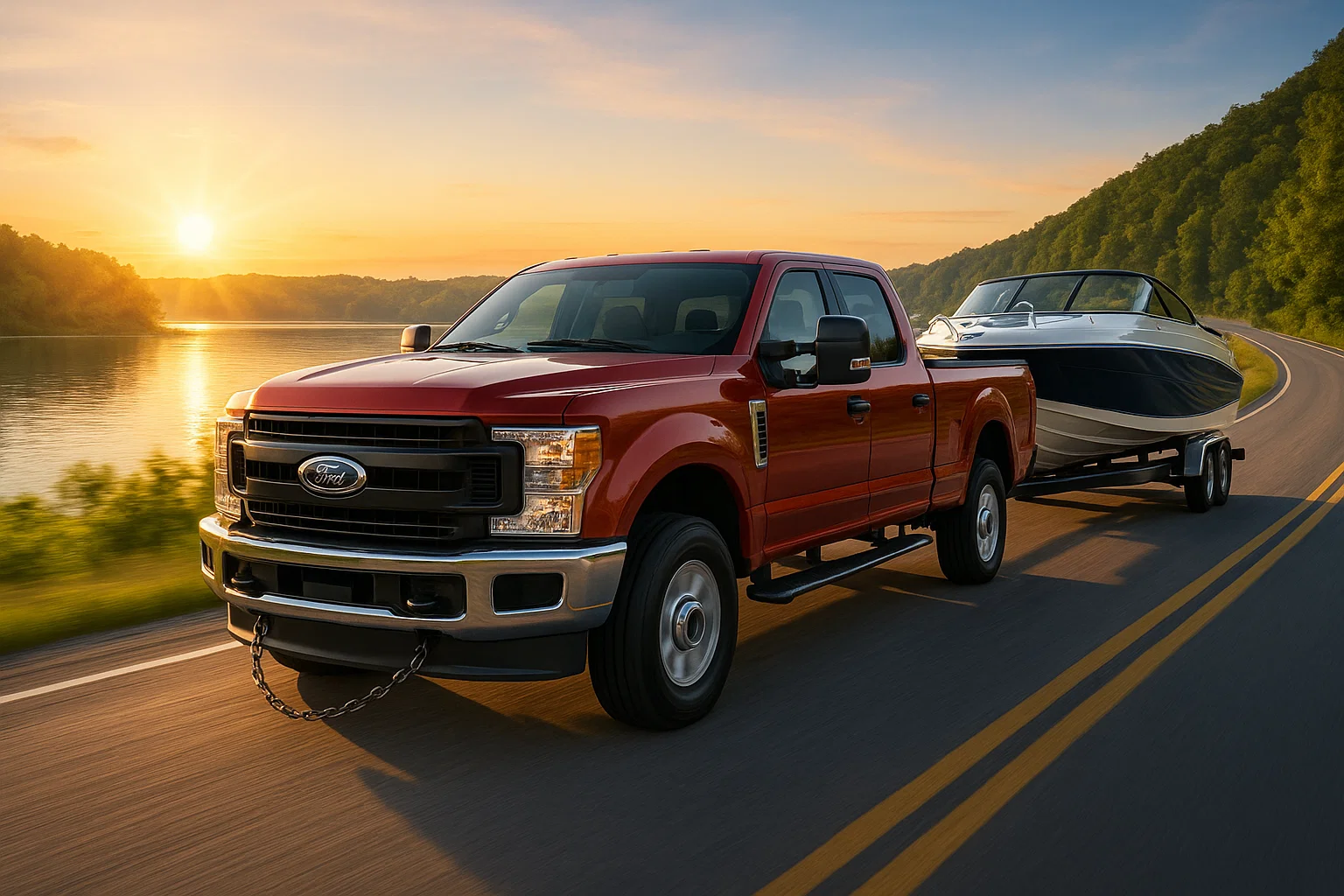 truck rental for boat towing