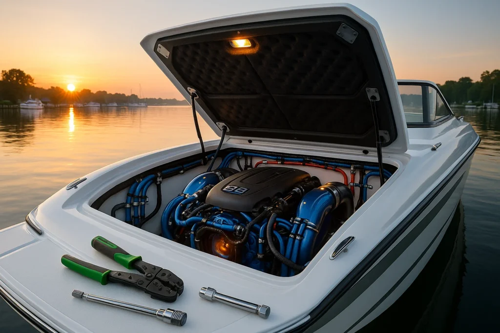 Connecting Fuel Lines and Electrical Systems