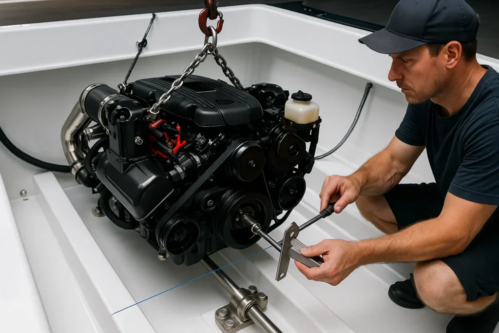 installing boat motor