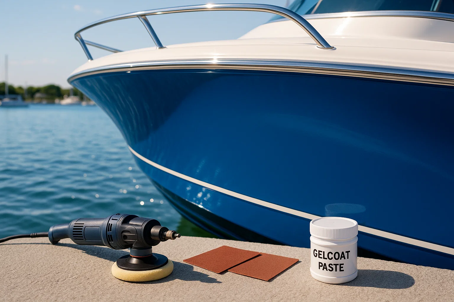 how to fix cracked gelcoat on boat