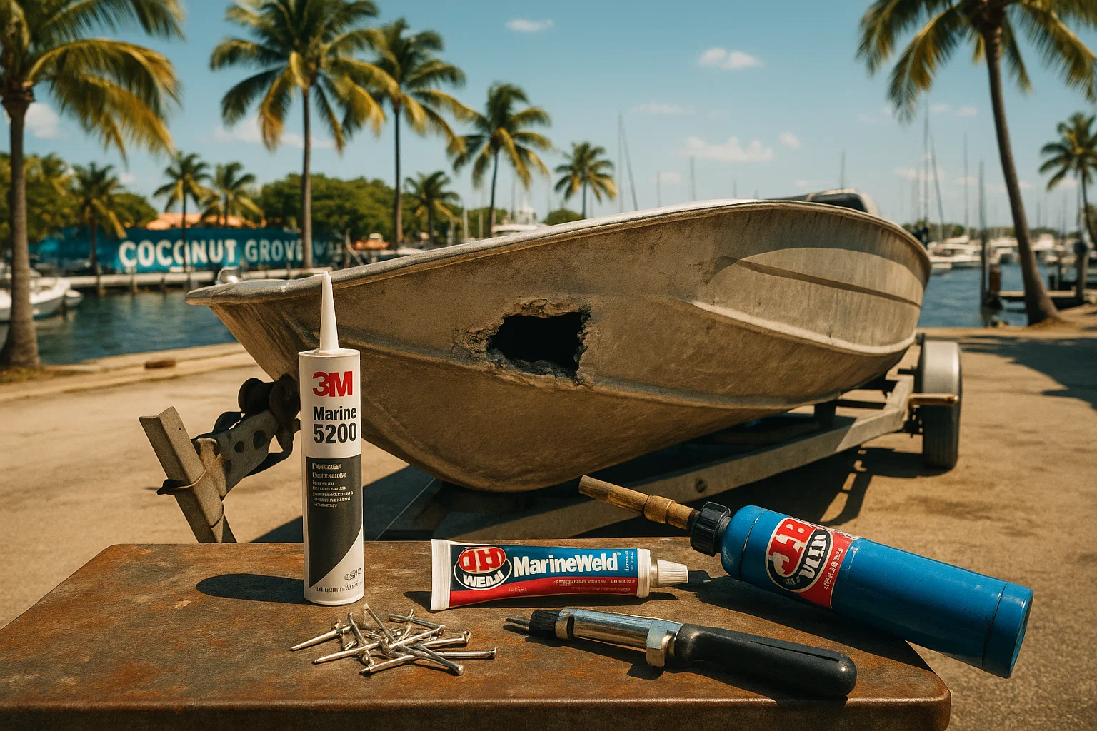 How to Effectively Repair Aluminum Boat Holes Fast