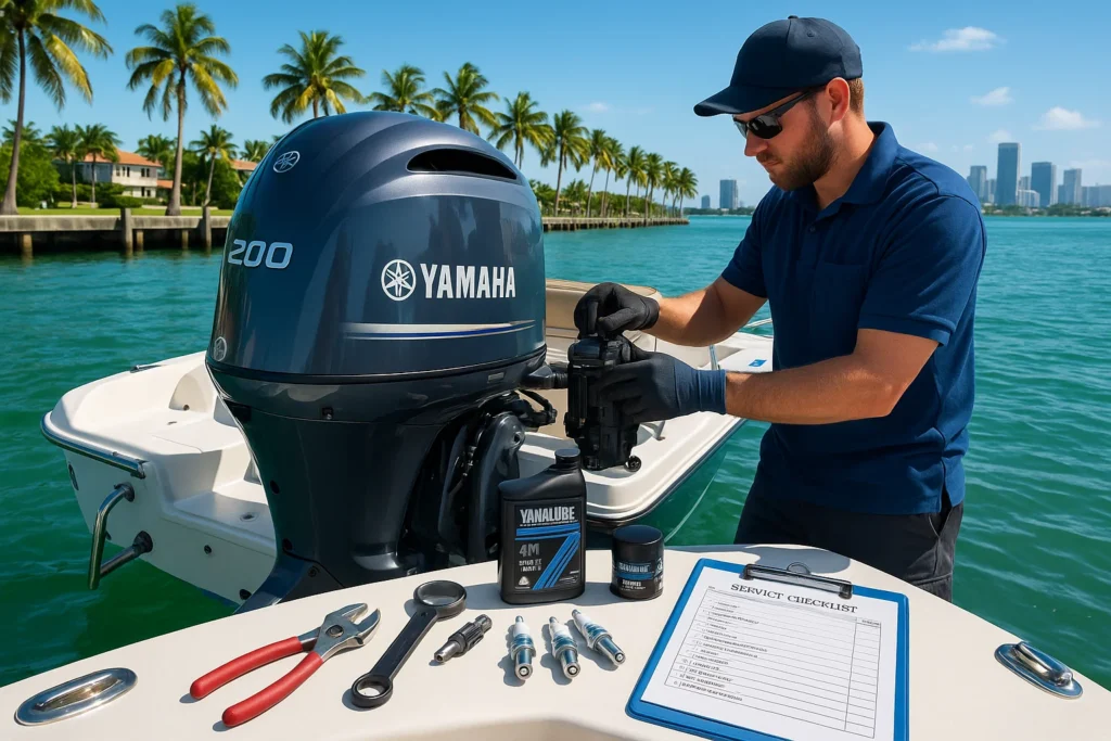 yamaha 100 hour service cost