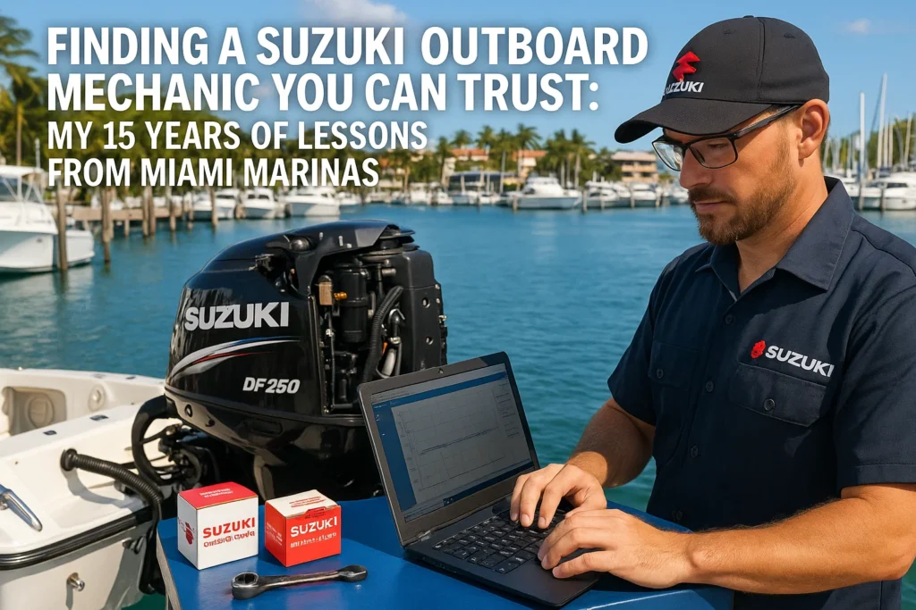 suzuki outboard mechanic