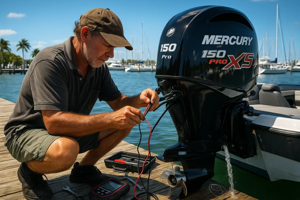 What is a common problem with outboard motors?