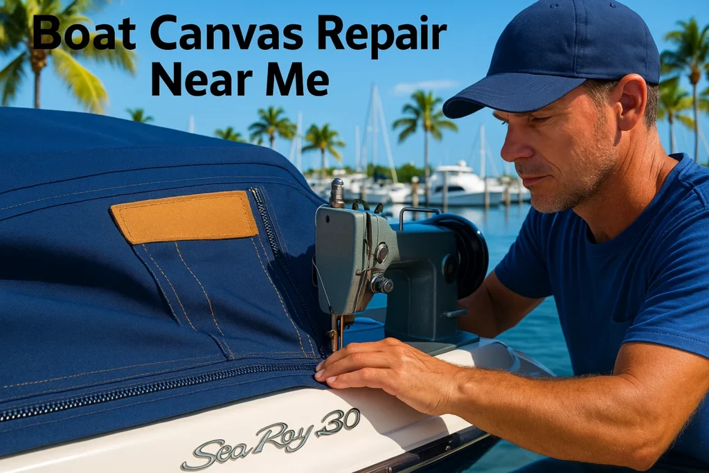 boat canvas repair near me
