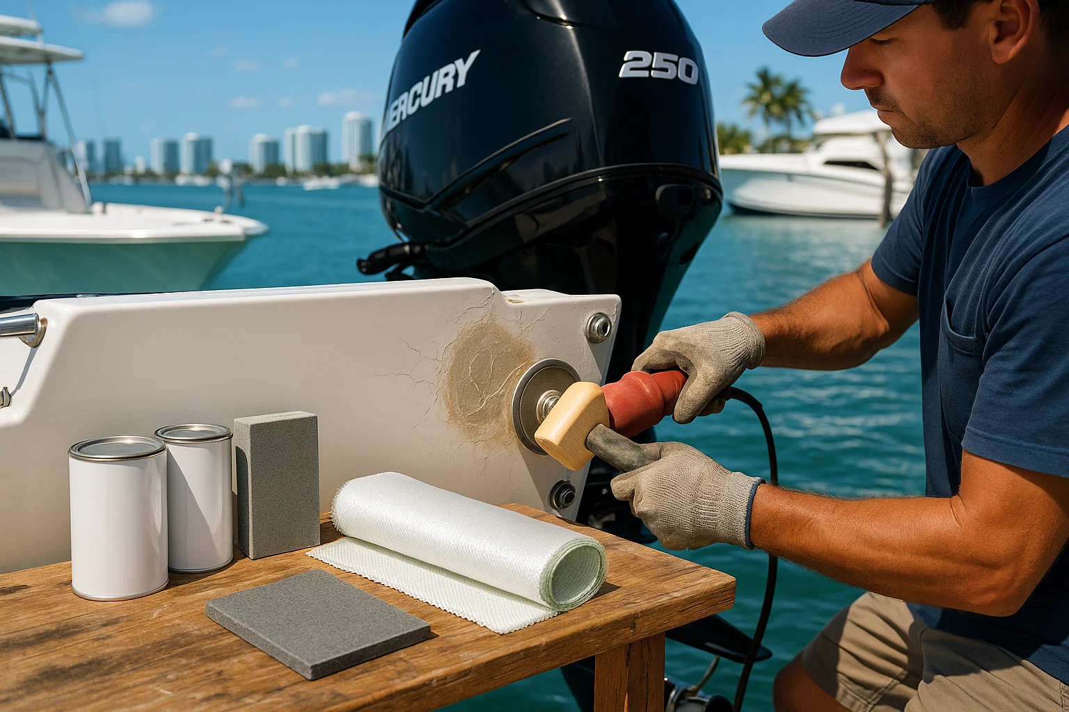 Expert Fiberglass Boat Motor Mount Repair Guide