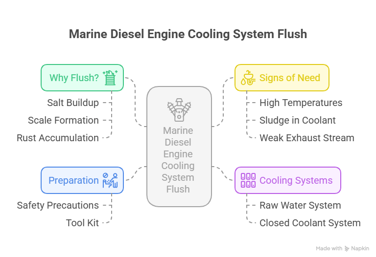 Marine Diesel Engine Cooling System Flush Marine Diesel Engine Cooling System Flush