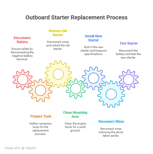 Outboard Starter Replacement Process Outboard Starter Replacement Process