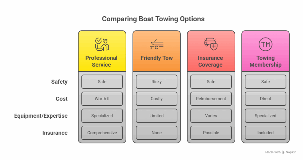 Comparing Boat Towing Options Comparing Boat Towing Options