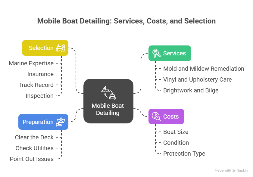 Mobile Boat Detailing: Services, Costs, and Selection Mobile Boat Detailing: Services, Costs, and Selection