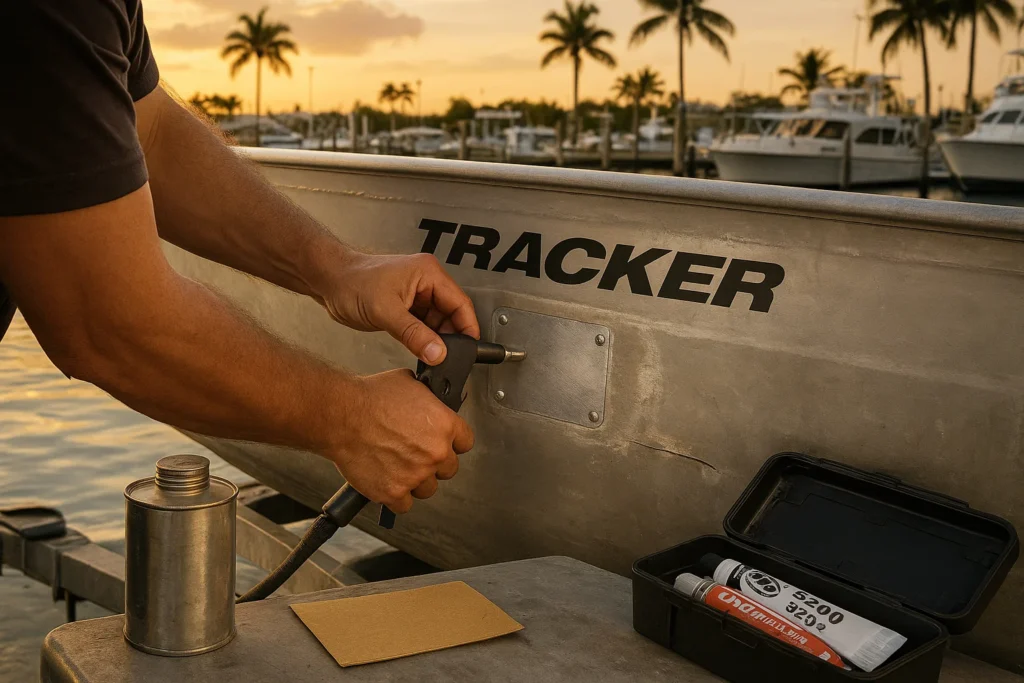 aluminum boat repair