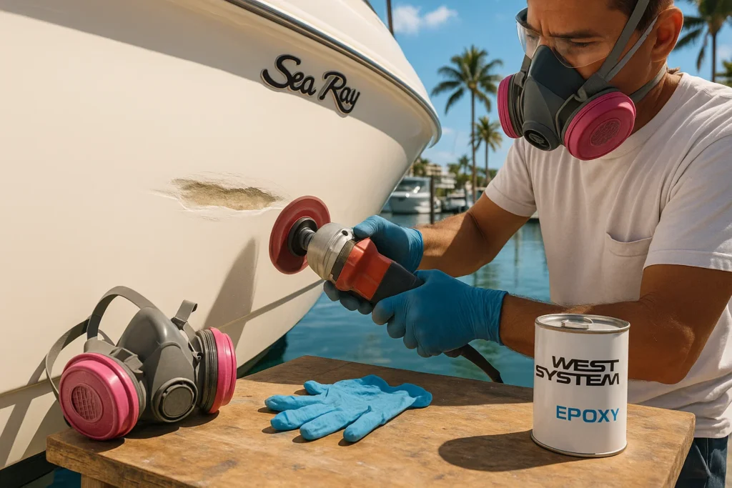 boat fiberglass repair