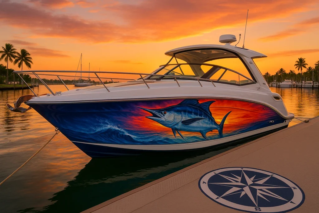 Boat Art Painting