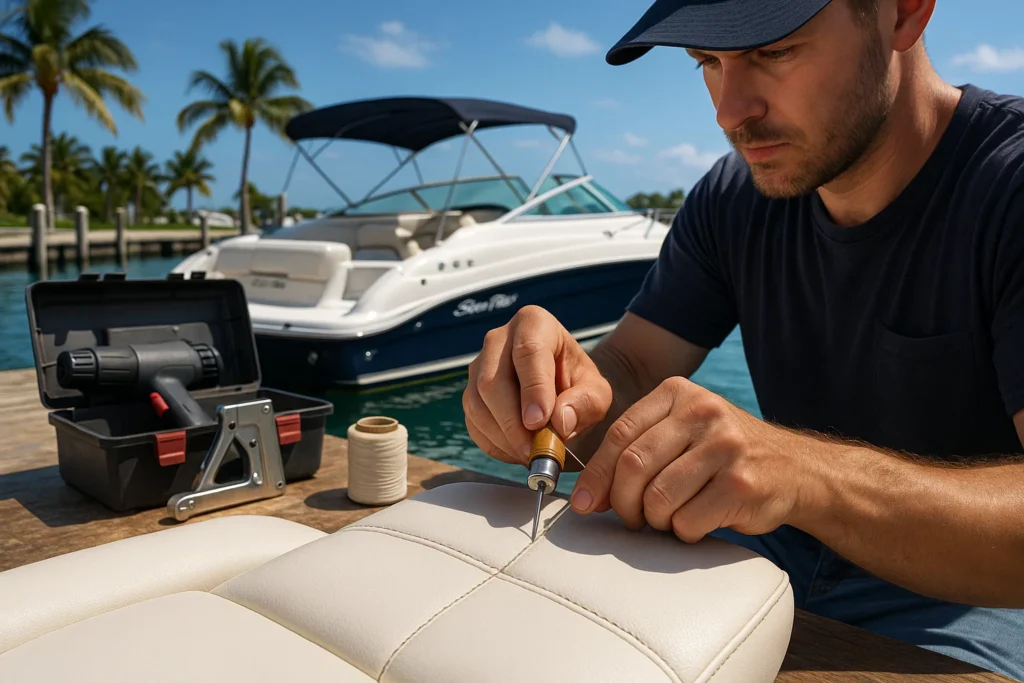 Boat Upholstery Repair