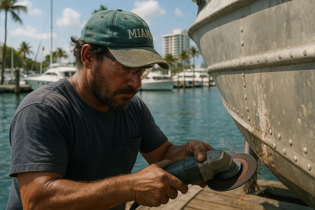 aluminum boat corrosion repair