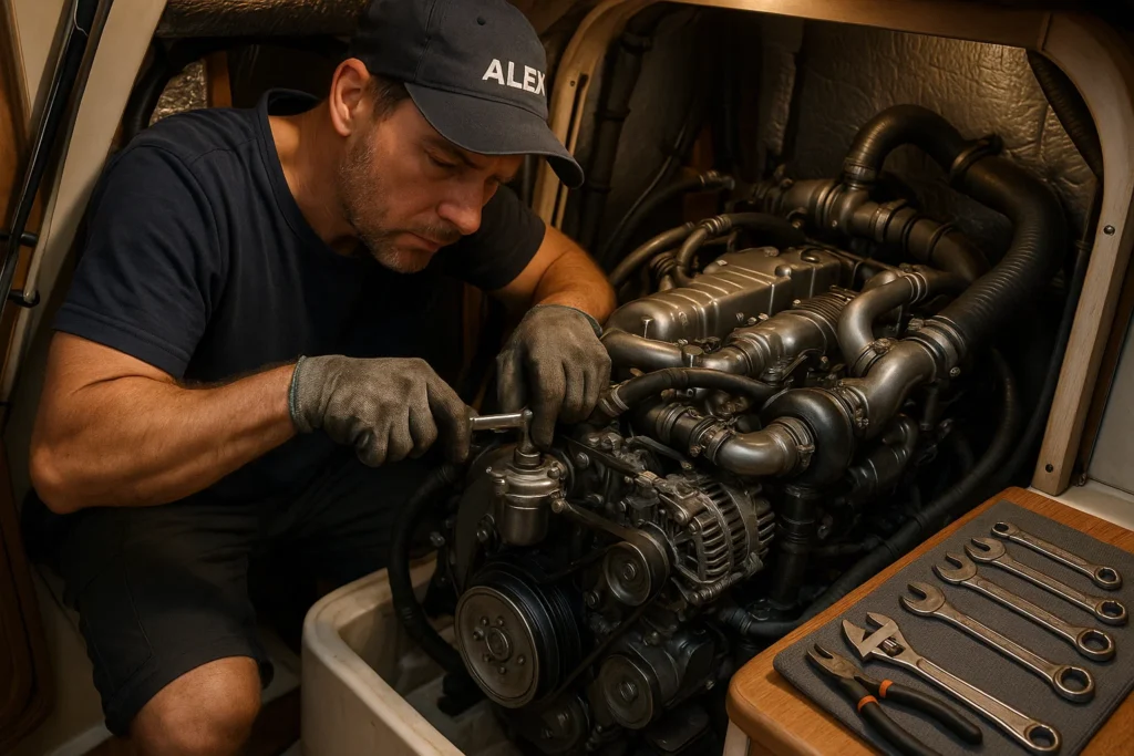 marine diesel engine repair