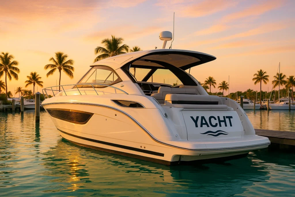 boat name graphic design