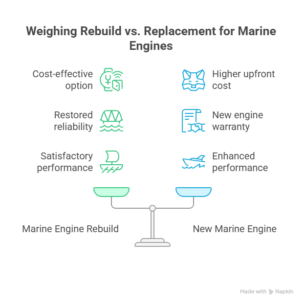Weighing Rebuild vs. Replacement for Marine Engines Weighing Rebuild vs. Replacement for Marine Engines