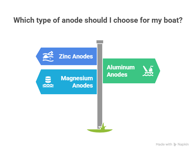Which type of anode should I choose for my boat?