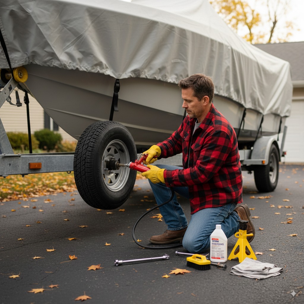 A Mechanic’s Guide to Winterizing Your Boat Trailer