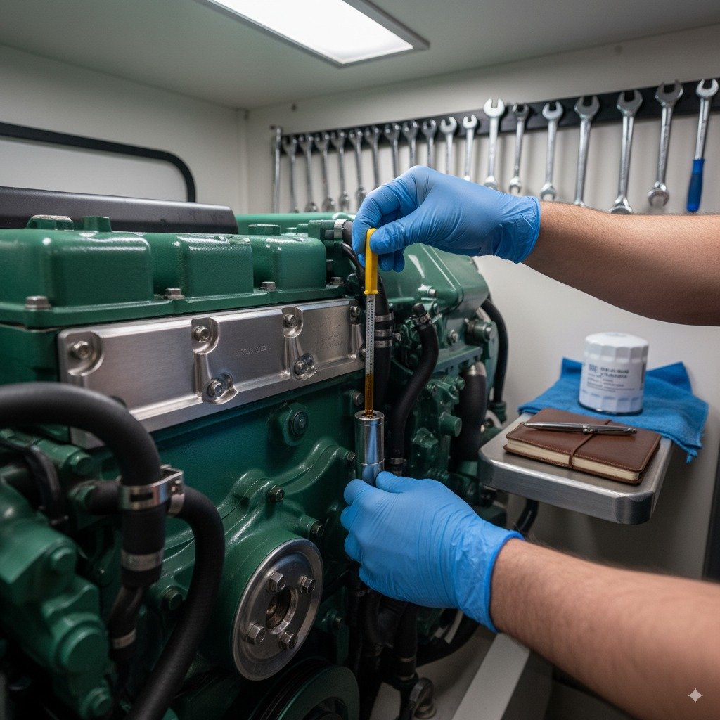 regular vessel and engine maintenance program