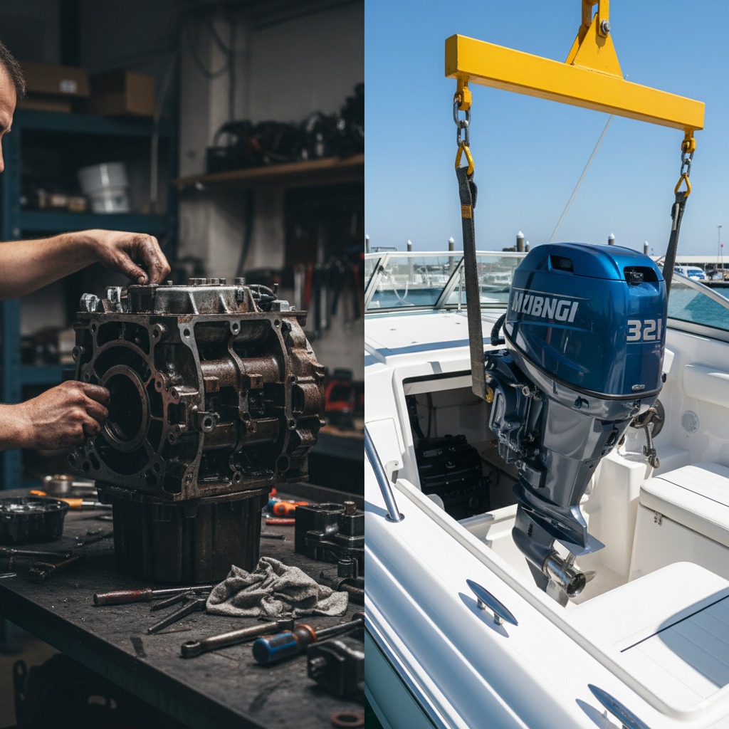 A Mechanic’s Gut Check: Marine Engine Repair vs. Replacement