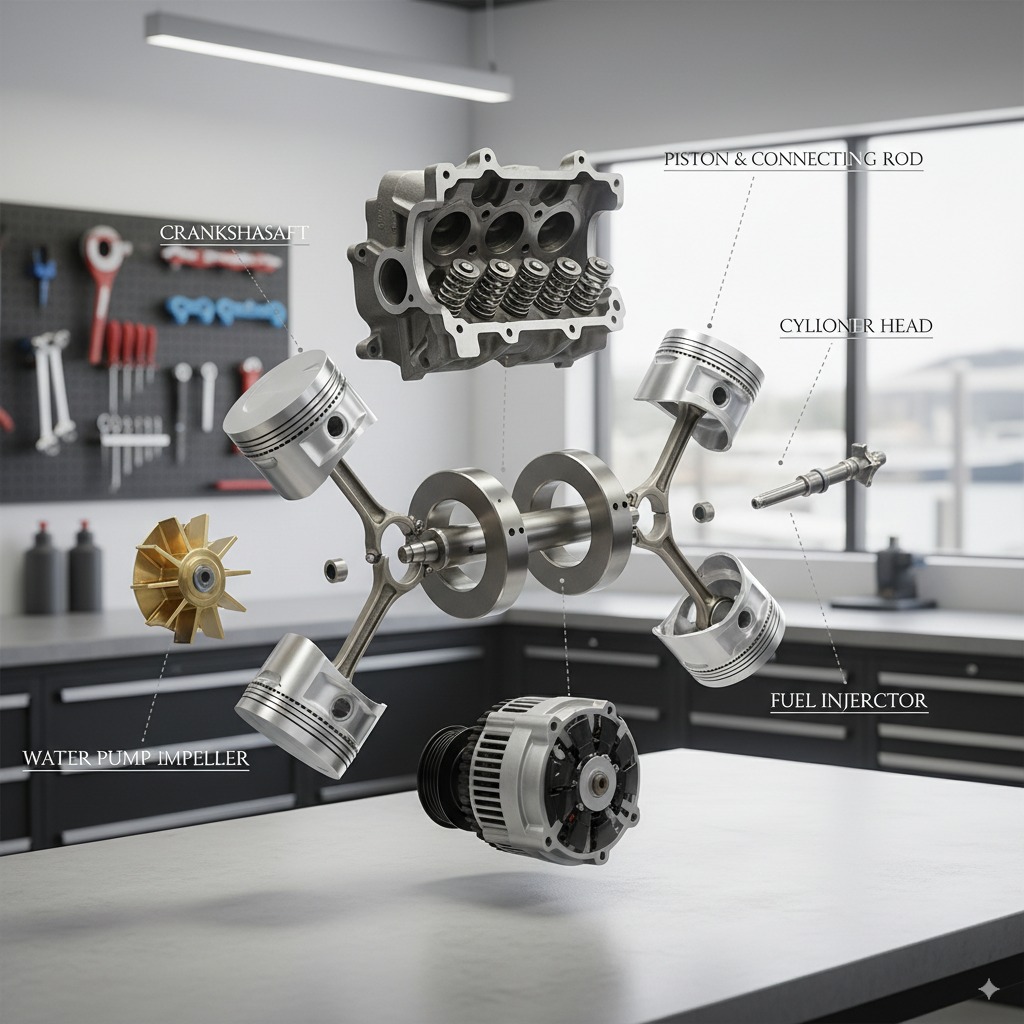 A Mechanic’s Guide to Understanding Marine Engine Components