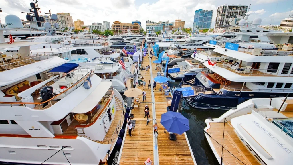 Miami International Boat Show.